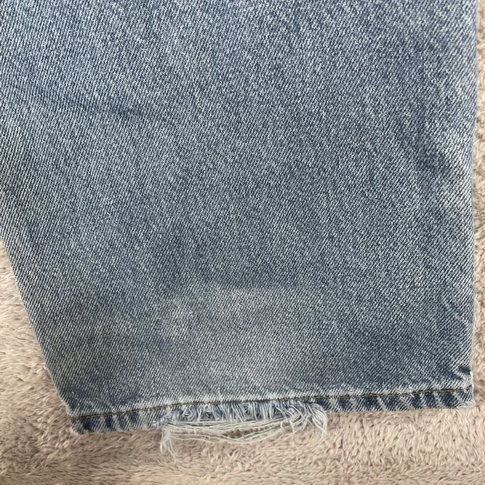 Carhartt Traditional Fit Jeans Mens 30x34 Blue Distressed Workwear Denim Pants